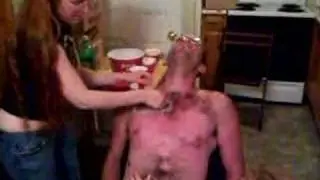 Robs Chest Waxing Ceremony 4 of 6