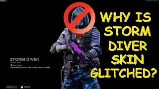 Why is Stitch Storm Diver Skin Glitched Update Video - Black Ops Cold War