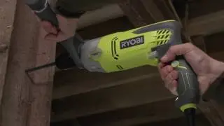 Двухскоростная ударная дрель 1200W RYOBI RPD1200-K