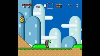 Yoshi null sprite in mouth - Normal and SA-1 comparison