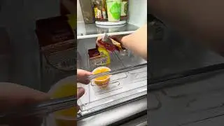 Organize my new fridge with me