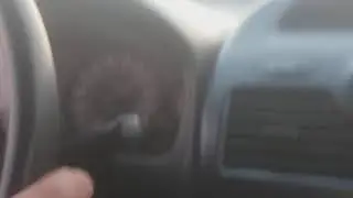 Ниссан Алмера    валит на трассе  Шоржа