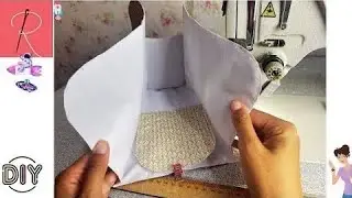 NECESSAIRE DE VIAGEM SUPER FÁCIL 🌟 COSTURA CRIATIVA 🌟 CANAL DA ROSA