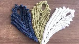 Irish lace. Sheet/feather. MK.