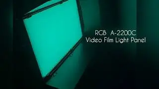 [Colored GEL Photography] RGB Lighting Effect #Yidoblo A-2200C LED soft-light panel