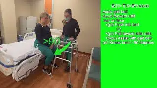 Patient Mobility: Sit-to-Stand Using a Walker