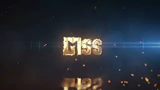 Creative Golden flame logo reveal adobe after effects