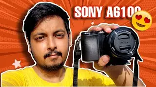My First Mirrorless Camera 😁 Sony A6100 Unboxing 2022