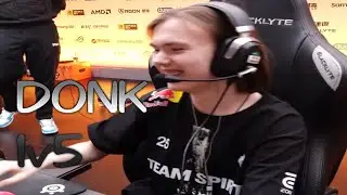 DONK 1V5 STREAMER REACTION | REIBY