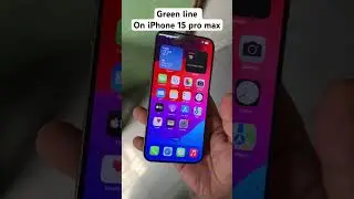 Green line issues on iPhone 15 pro max #iphone15promax #greenline