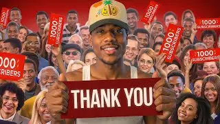 THANK YOU for 1,000 Subscribers (how we did it)