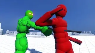 Dynamic NPCs Fight in Realistic Simulations! (with Active Ragdoll Physics)