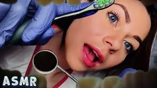 ASMR GENTLE TOTAL EXAMINATION AND CLEANING OF TEETH Oclean Air2 | ROLE PLAY DOCTOR DENTIST