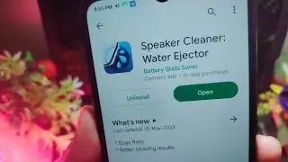 Speaker Cleaner Water Ejector App Kaise Use Kare !! How To Use Speaker Cleaner App