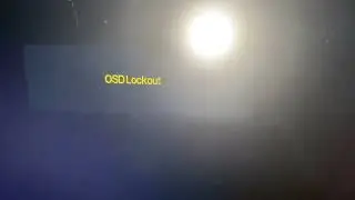HP Computer Monitor OSDLockOut OSD Lock Out FiX Unlocking UnLock  Hold Menu Button 20 to 30 Seconds