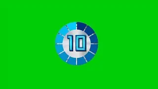 ✅Countdown Green Screen | Countdown Green Screen 10 Seconds | Timer Green Screen
