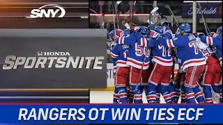 Reaction to Rangers OT win in Game 2 to tie Eastern Conference Final | SNY