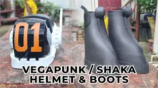 Bikin Helmet & Boots Vegapunk/Shaka dari One Piece!