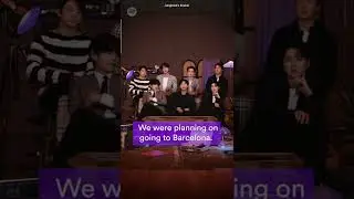 BTS mentioned Mumbai (India) and look how JK smiled after hearing it 😳💜 #shorts