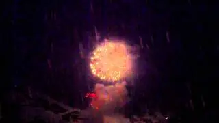 Val Thorens' Fireworks during Dutch Week 2011