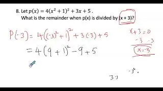 Remainder of a Polynomial