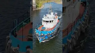 Съемка корабля с дрона DJI Mavic 3 