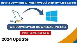 How to install MySQL in Windows