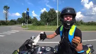 МотоБудни №10 Ситуации на дороге  Бешеный мотоциклист