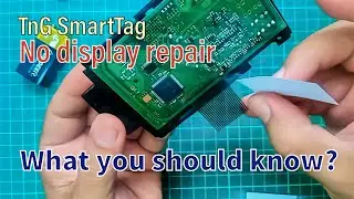 TnG SmartTag Lcd no display repair. Zebra flex cable replacement.