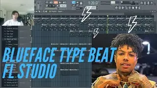 How To Make a Blueface Type Beat *For Beginners* FL Studio Stock Plugins ONLY
