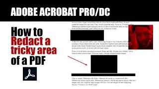 How to redact tricky areas on a PDF