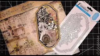 Using Printed Vellum to Make a Beautiful Card! Trying a Different Glue and Some Die Cutting!