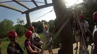 Ziplining Hocking Hills 9