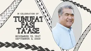 Tunufa'i Fasi Ta'ase's funeral service (09-12-2023)