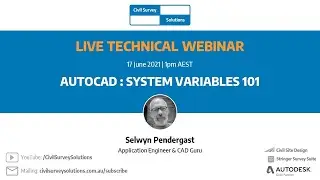 Webinar: AutoCAD System Variables