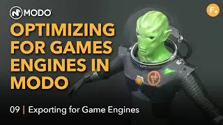 Optimizing For Games Engines in Modo | Exporting Your Asset for Game Engines