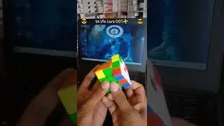 Rubik's cube magic trick solve #trending #Shorts#Rubikscube