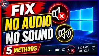 Fix Windows Audio Issue • FIX "No Audio Device Installed or Found" in Windows 10 and Windows 11