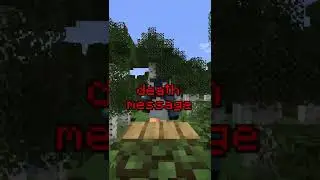 Minecraft's RAREST Death Message 