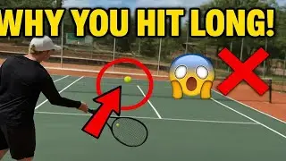 Why am I always hitting my tennis strokes out or long??? (3 ways to fix this)