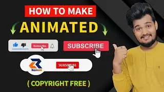 How to make animated subscribe button || Subscribe bell intro kaise banaye