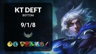 KT Deft Ezreal vs Jhin BOTTOM - KR CHALLENGER Patch 14.17