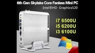 💻 Intel i7 7500U Fanless Mini-PC Unboxing, Review, Specs, Pros, Cons. and best Games testing