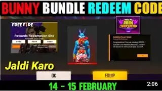 FREE FIRE REDEEM CODE TODAY | 14 february redeem code free fire | ff redeem code today 14 february