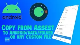 How to make copy from assest to Android file for Android 11 in sketchware | Android 11| [StoneX]