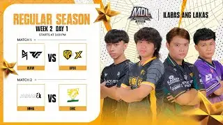 🔴LIVE | MDL PH S3 | FILIPINO-Week2 Day 1
