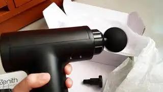 Unboxing Zenith Deep Tissue Massager Gun
