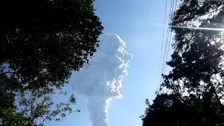 Erupsi Gunung Merapi 1 Juni 2018