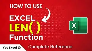 Excel LEN Function | Excel LEN Formula