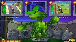 Plants vs Zombies Hack| Winter melon vs melon pult and football zombies Plus. pvz troll moments#1324